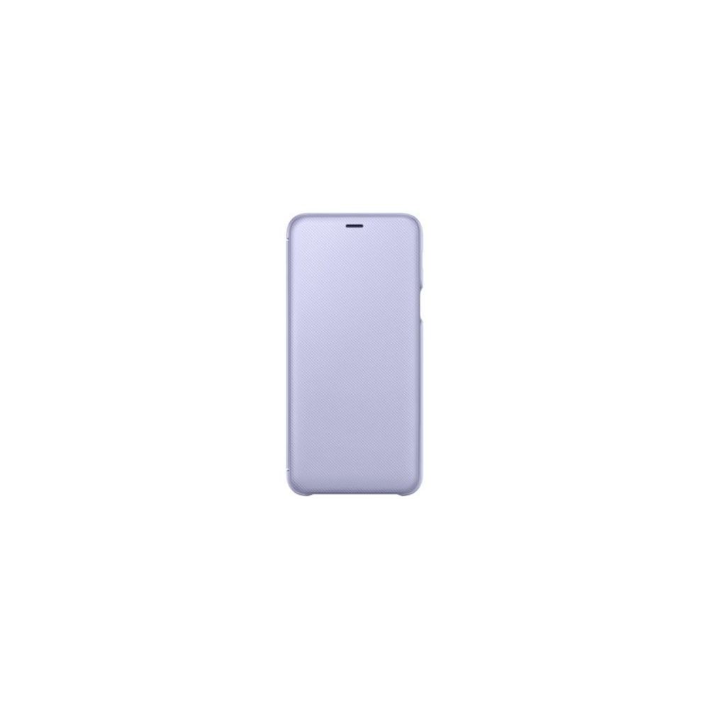 Coque, étui smartphone Samsung Flip Wallet Galaxy A6 Plus - Lavande