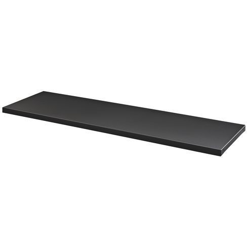 Bureau et table enfant marque generique Jeu de 2 tablettes noires pour armoire à rideaux largeur 120 cm