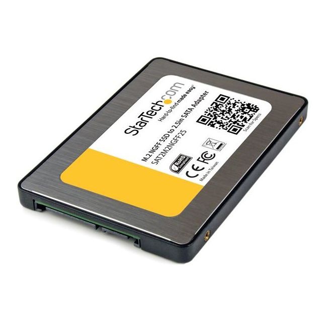 Startech - StarTech.com Adaptateur SSD M.2 NGFF vers SATA III de 2,5"" - Convertisseur de lecteur à état solide avec boîtier de protection Startech   - Accessoires Boitier PC