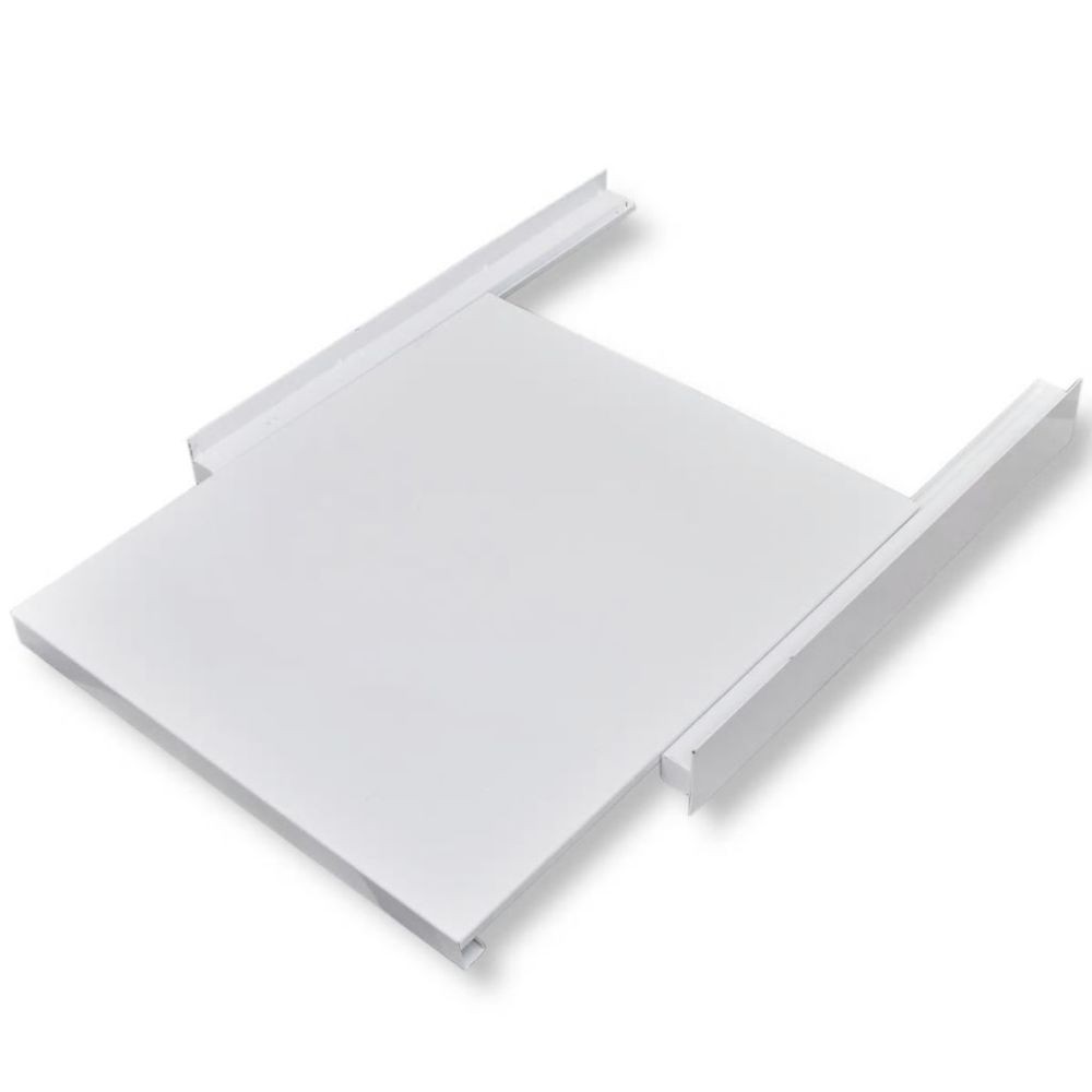 Vidaxl Kit d'empilage avec étagère coulissante pour la machine à laver | Blanc