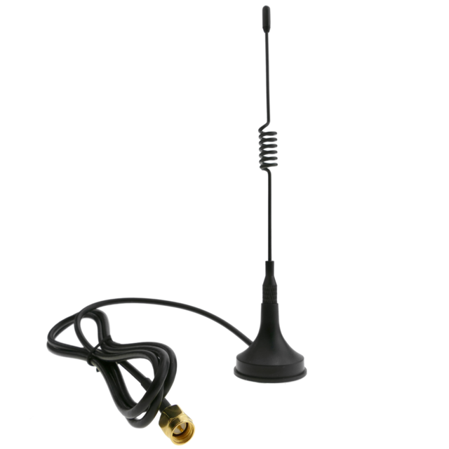Bematik - BeMatik - Antenne omnidirectionnelle SMA mâle de 470 MHz à 3 dBi 150mm avec câble de 1 m - Antenne WiFi