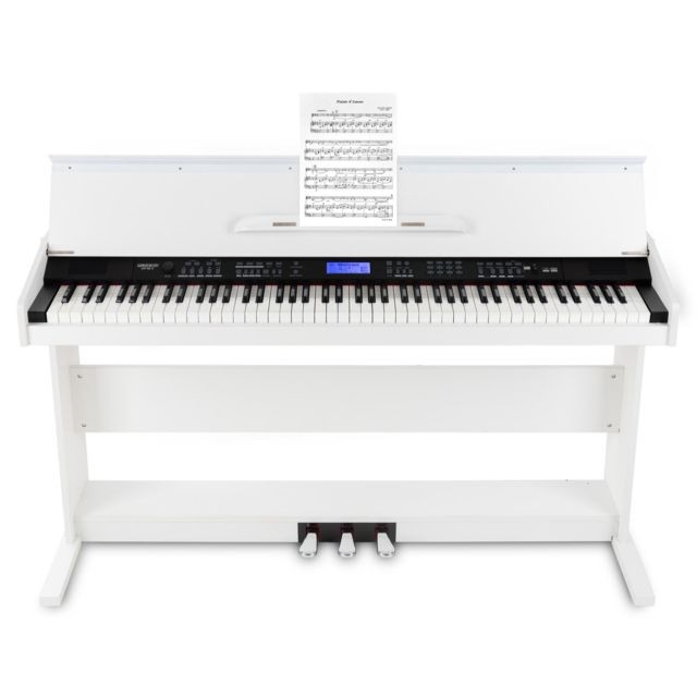 Claviers arrangeurs FunKey DP-88 II piano numérique blanc