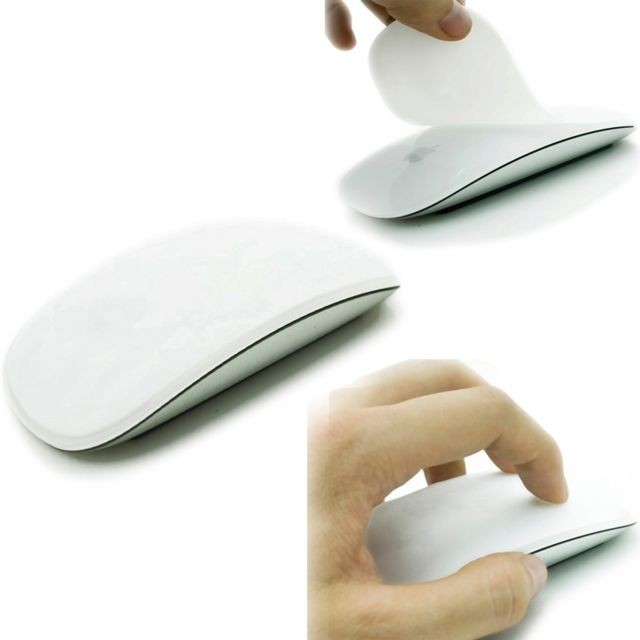 Wewoo - Pour MAC Apple Magic Mouse blanc Silicone Soft Protector Skin - Pack Clavier Souris Wewoo