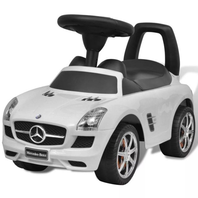 Vidaxl - Mercedes Benz Pousse-pied Voiture enfant blanc | Multicolore - Mercedes benz
