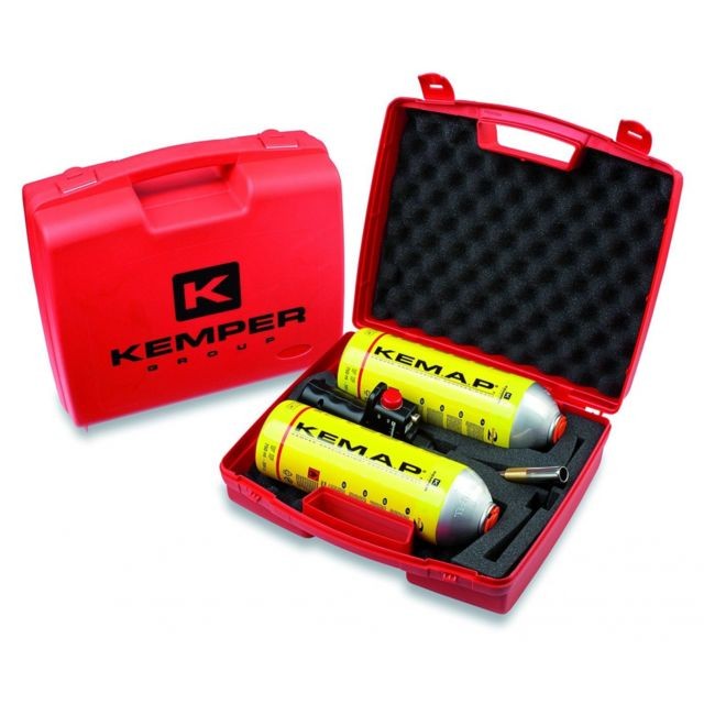 Kemper - Chalumeau gaz pro + 2 bonbonnes gaz KEMPER mallette - Souder