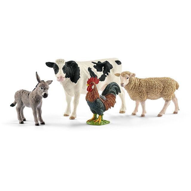 Schleich - Kit de base : Figurines animaux de la ferme Schleich  - Figurines