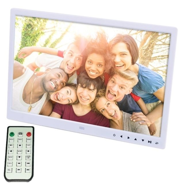 Wewoo - Cadre photo numérique blanc 15.0 pouces LED affichage avec support / télécommande, allwinner, USB / carte SD entrée / OTG - Cadre Photo