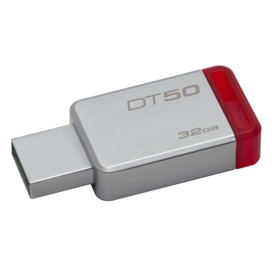 Kingston - Clé USB 3.0 32Go Kingston DataTraveler 50 (Metal/Rouge) - DT50/32GB - Kingston