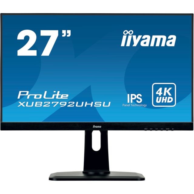 Iiyama - 27"" LED XUB2792UHSU-B1 - Ecran PC Multimédia