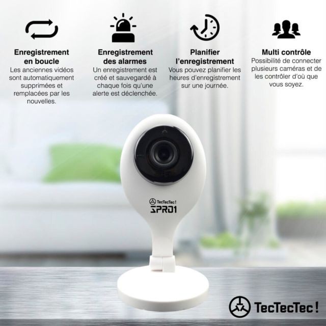 Caméra de surveillance connectée Tectectec