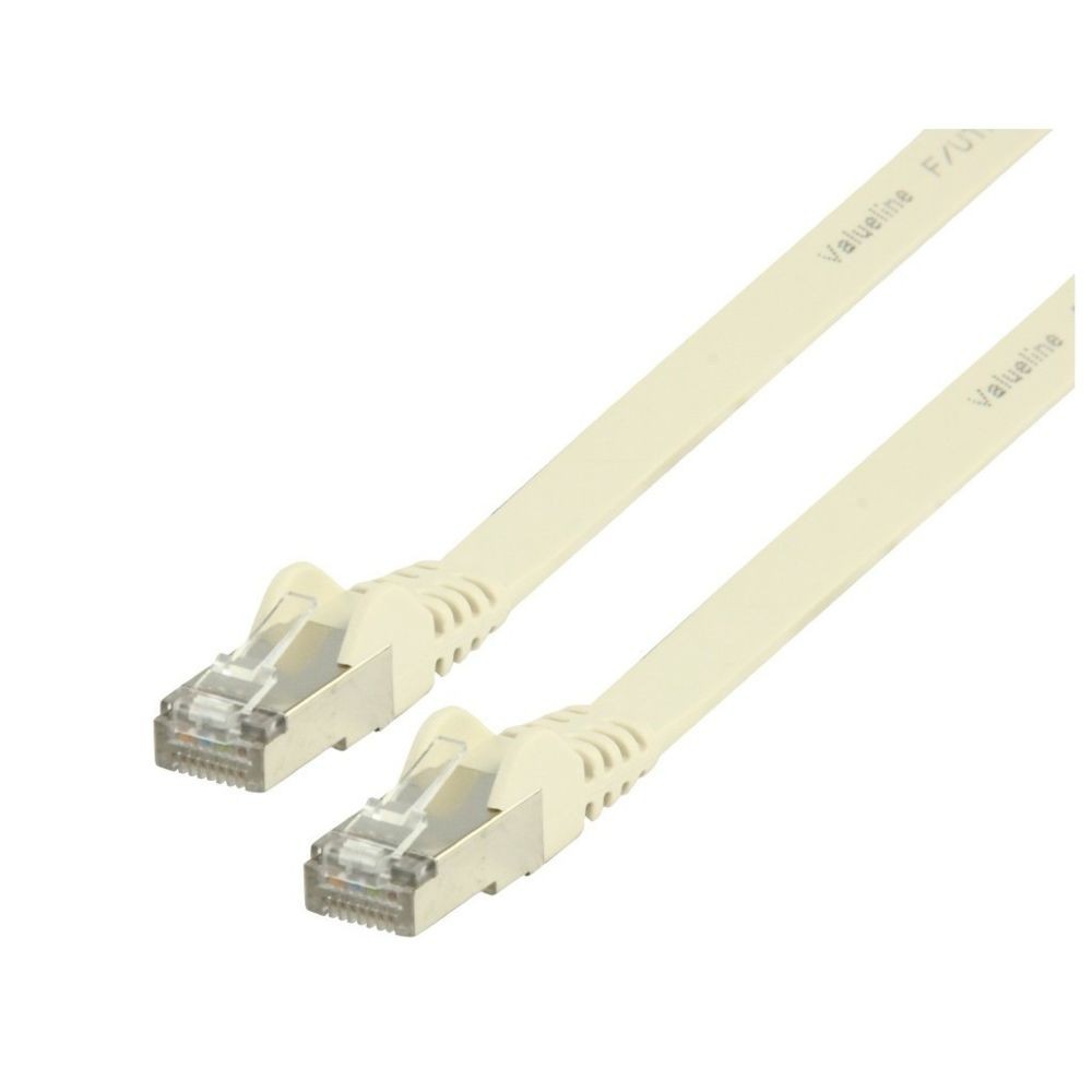 Câble RJ45 Valueline Valueline FTP CAT6 flat network cable 0.25 m white