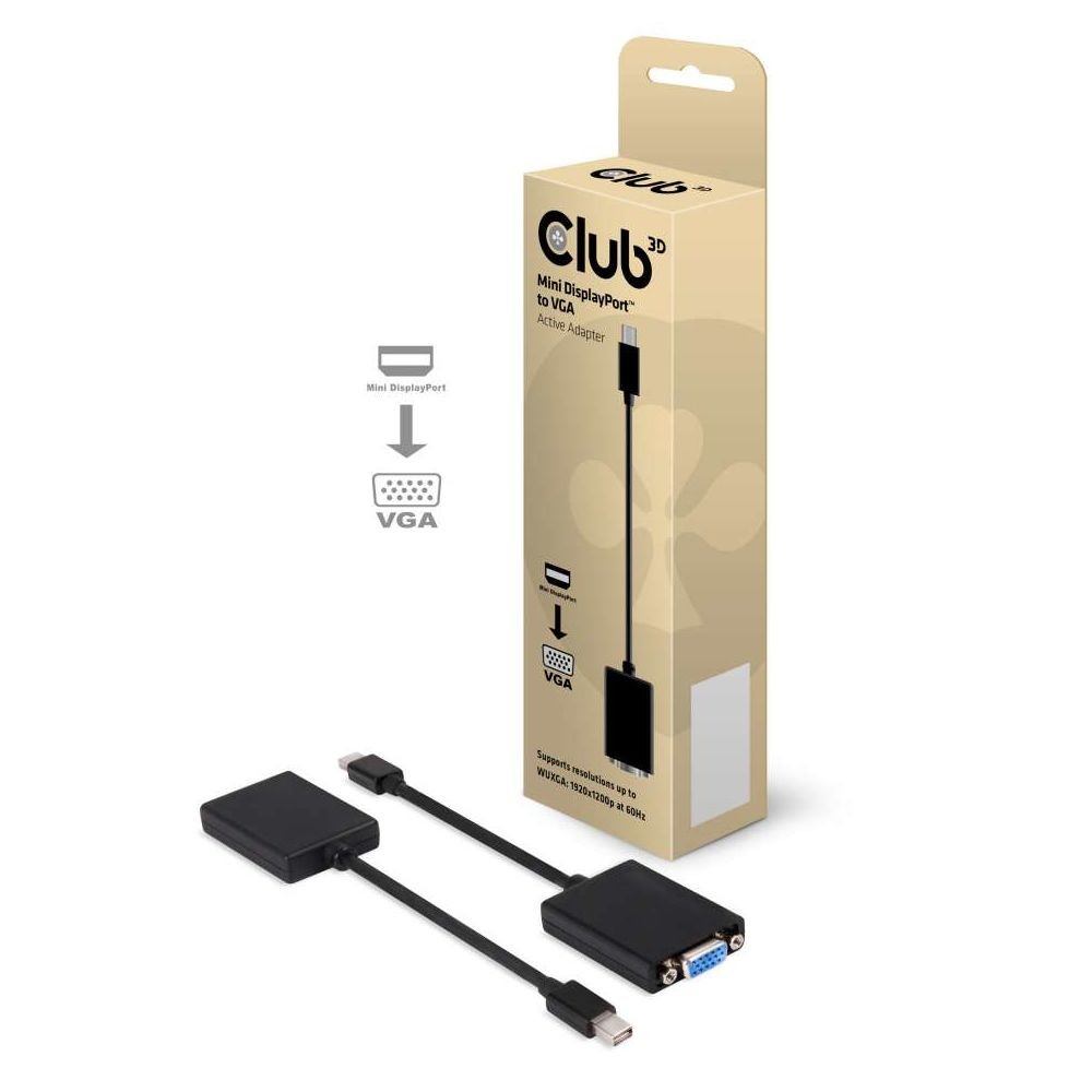 Club 3D CLUB3D Mini DisplayPort to VGA Active Adapter