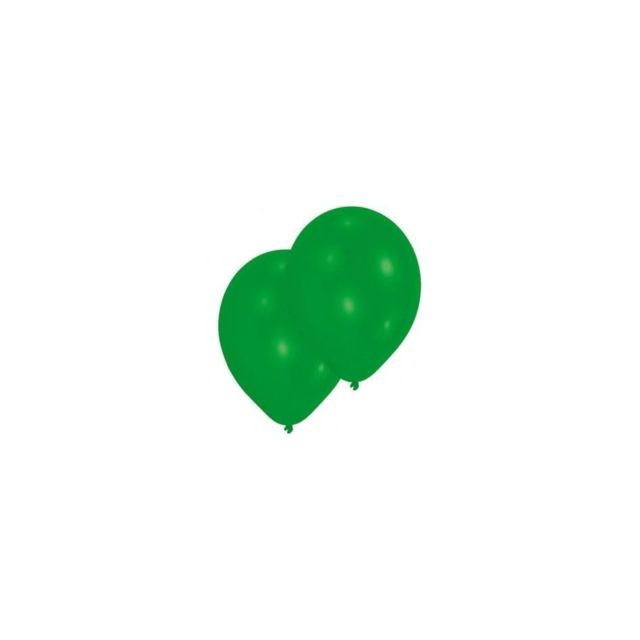 Jeux de balles Amscan Lot de 10 Ballons - Latex - Vert
