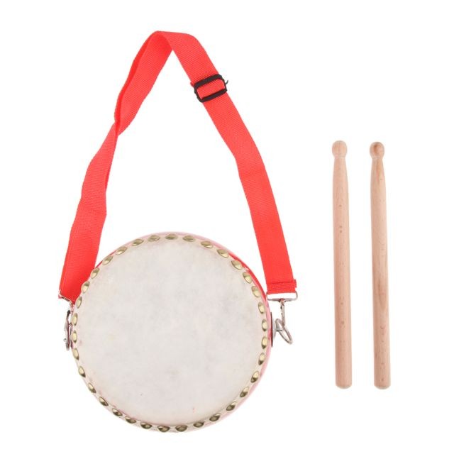marque generique - Jouet éducatif d'éducation musicale 15cm de percussion de tambour de main d'enfants - Tambours