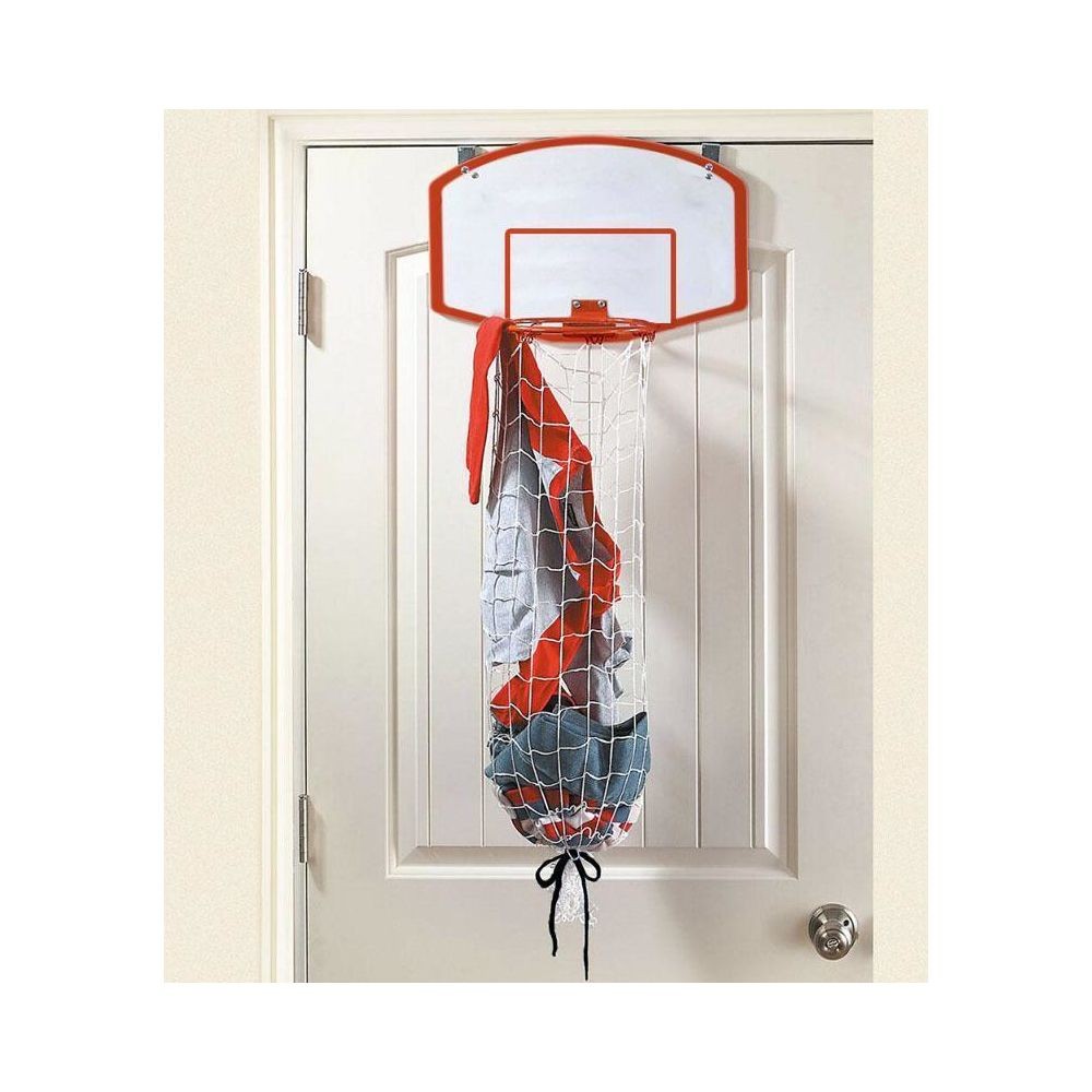 Panier à linge panier de basketball avec filet sur Cadeaux et