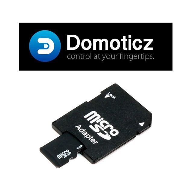 Carte Micro SD Planete Domotique Carte Micro SD 8Go avec Domoticz pour RaspberryPI (avec adaptateur)