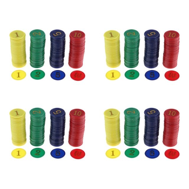 marque generique - jetons de poker rouge jaune vert bleu classique marque generique  - Jeux de stratégie