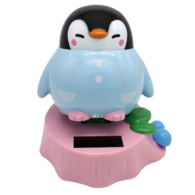 marque generique - Personnage solaire alimenté dansant pingouin figure Bobble jouet Home Desk Decor F marque generique  - Aliment jouet
