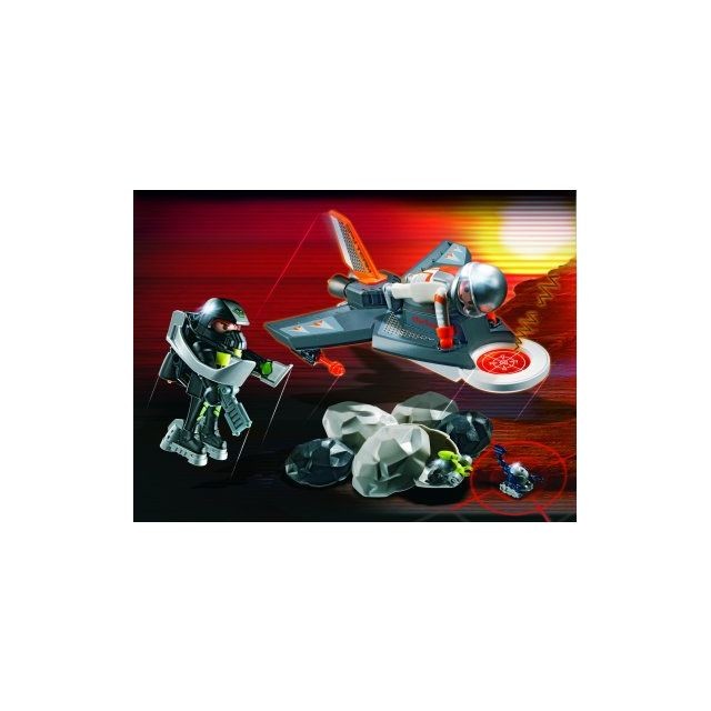 Playmobil - Playmobil 4877 : Jet de détection des Agents Secrets Playmobil - Calendrier de l'avent playmobil Jeux & Jouets