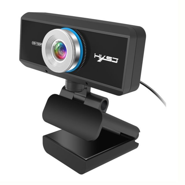 Wewoo - HXSJ S90 Webcam haute résolution 1 Mégapixels 720p HD pour ordinateur de bureau / portable / Android TVavec microphone à absorption acoustique de 8 mlongueur 1,5 m - Webcam Pack reprise