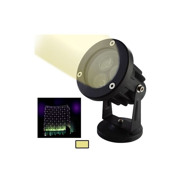 Wewoo -Projecteur LED blanc 6W / 480LM de haute qualité lampe en aluminium moulé sous pression matériel chaud de lumière de Wewoo  - Projecteurs