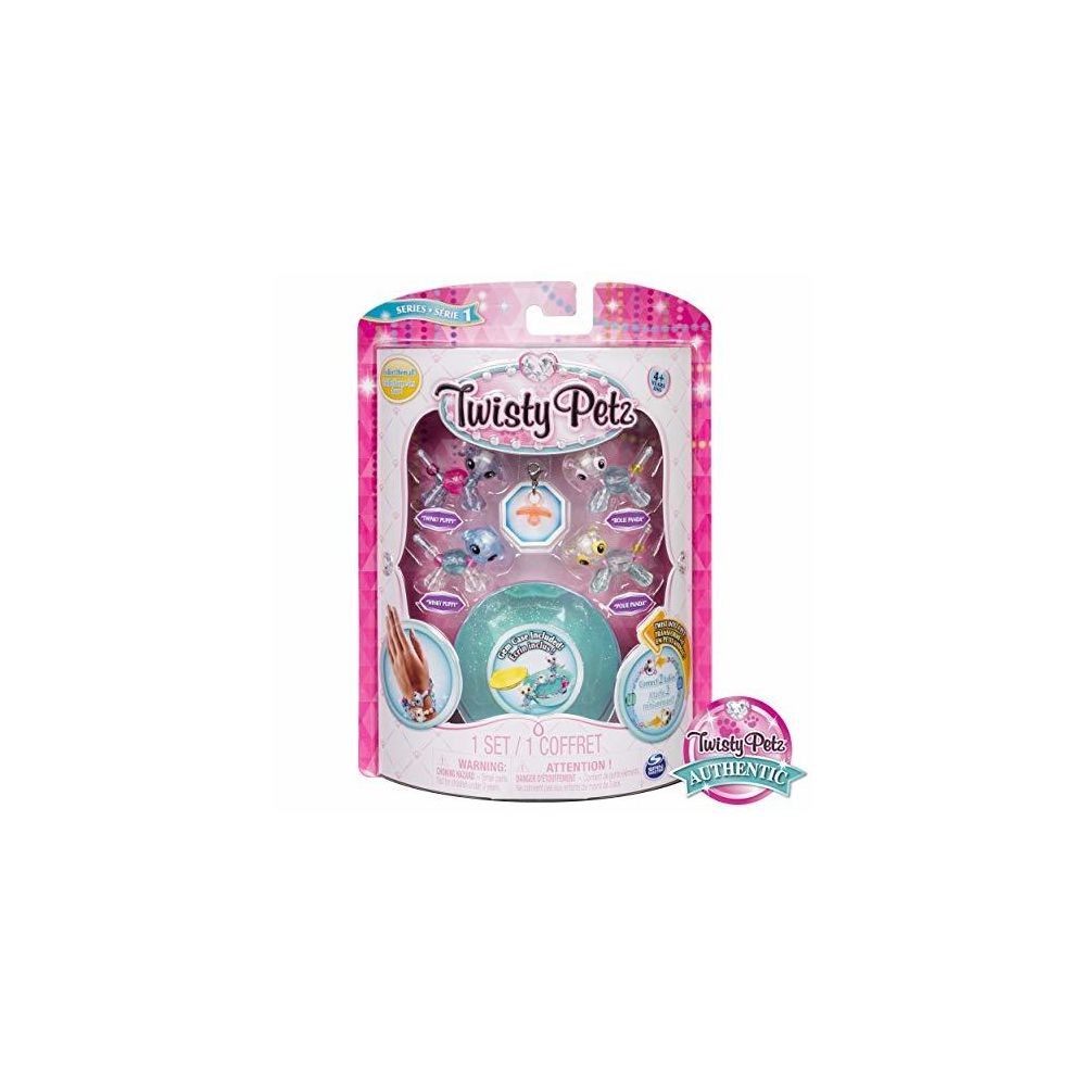 Twisty Petz Twisty Petz - Babies 4-Pack Pandas and Puppies collectible Bracelet Set for Kids