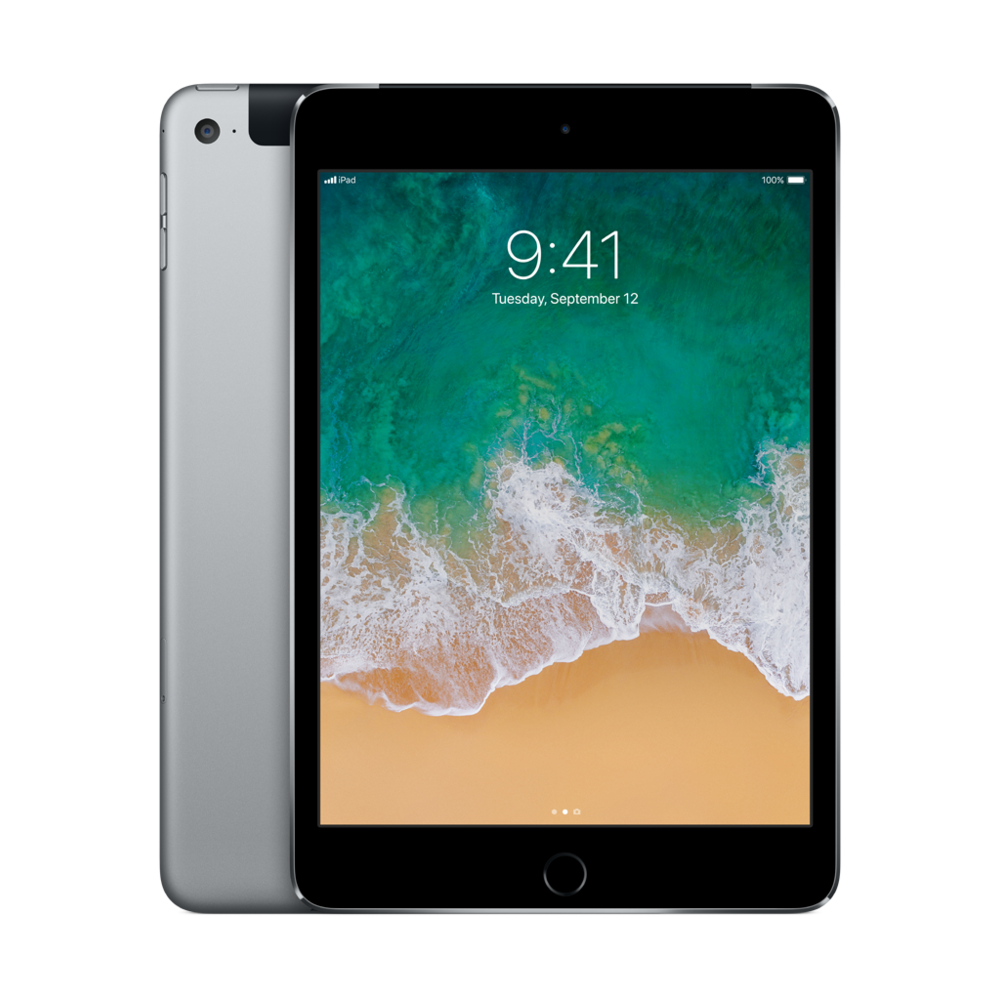 iPad Apple iPad Mini 4 - 128 Go - WiFi + Cellular - MK762NF/A - Gris Sidéral