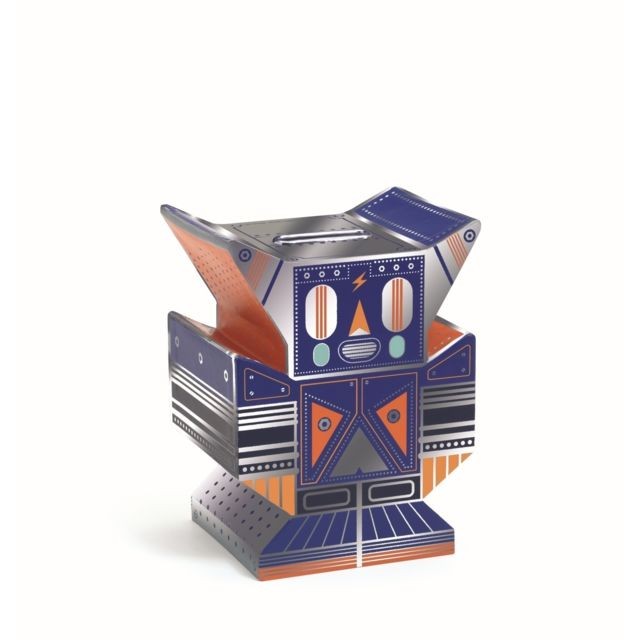 Djeco - Djeco 6.3 - Tirelire Robot Djeco  - Figurines Djeco