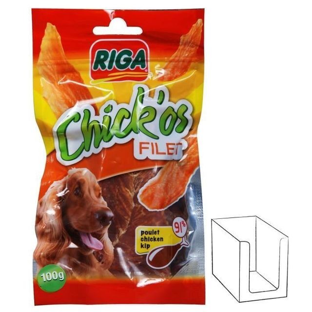 Riga - RIGA CHICK'OS filets de poulet CHIENS Riga  - Croquettes pour chien