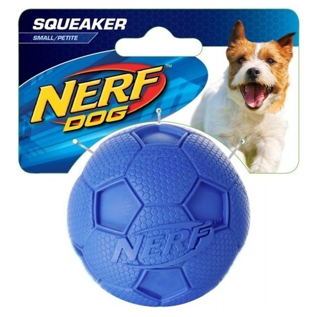 Jouet pour chien Nerf Jouet Balle de Football avec Sifflet - Nerf - Small