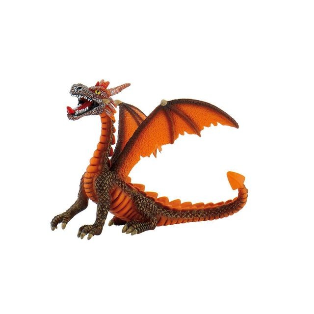BULLYLAND - BULLYLAND Fantasy figurine Dragon assis (orange) 11 cm BULLYLAND  - BULLYLAND