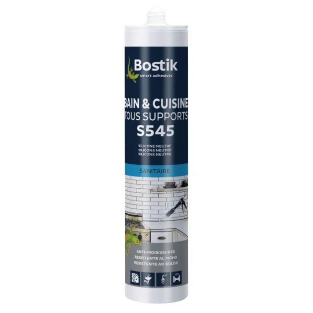 Abrasifs et brosses Bostik Mastic S545 Bain Cuisine Tous supports BOSTIK Gris Béton - 30615840