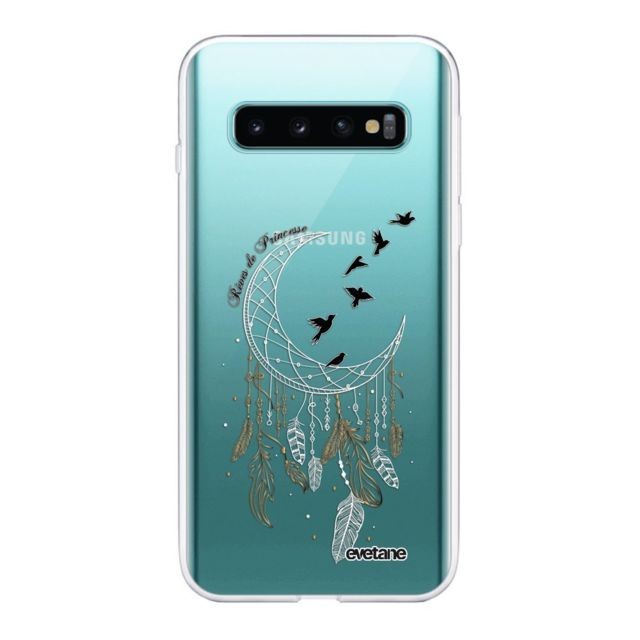 Evetane - Coque Samsung Galaxy S10 360 intégrale transparente Rêves de princesse Ecriture Tendance Design Evetane. Evetane  - Accessoire Smartphone Samsung galaxy s10