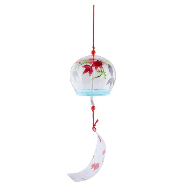 marque generique - Windchime de verre de style japonais de 7x8cm accrochant décorent les cloches de vent de verre à la maison 3 # marque generique  - Petite déco d'exterieur