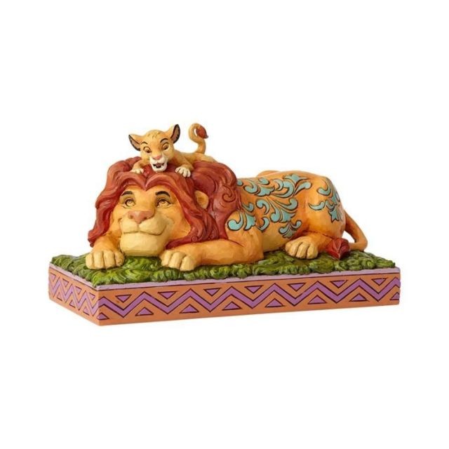 Disney - Figurine Simba et Mufasa - Le Roi Lion Disney Traditions Jim Shore Disney  - Bonnes affaires Disney