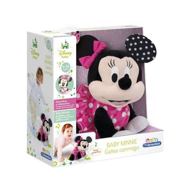 marque generique - CLEMENTONI - Disney Baby Minnie rampe avec moi marque generique  - Jeux minnie