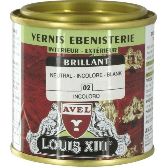 Avel - Vernis ébénisterie - Brillant - Incolore - 125 ml - AVEL Avel  - Produit de finition pour bois