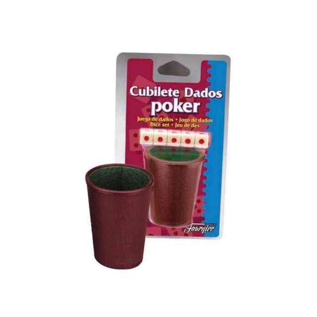 Fournier - Gobelet avec dés de Poker Fournier F29451 Fournier  - Fournier