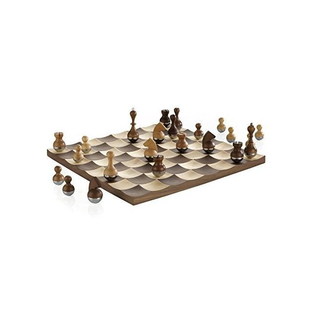 Umbra - Umbra Wobble Chess Set Brown - Umbra