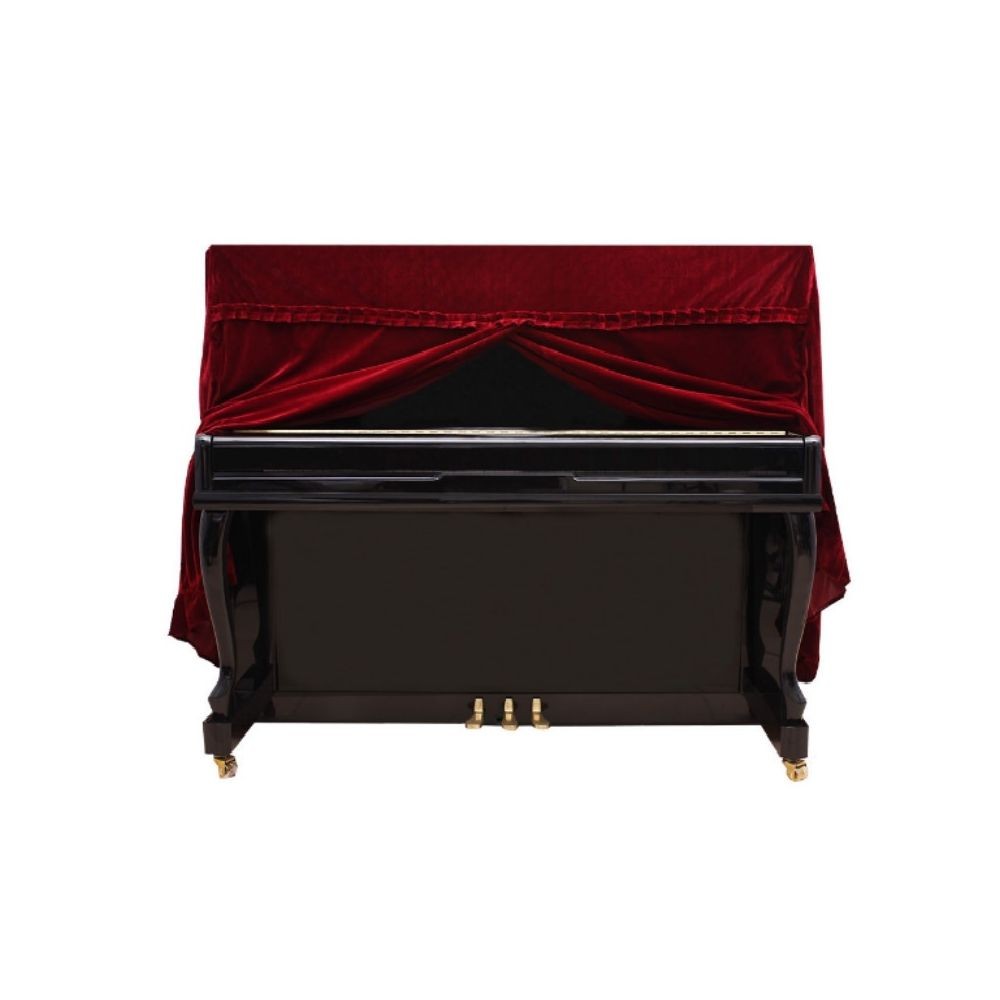 Aspirateur eau et poussière Wewoo Housse de protection pour instrument en velours doré Pianocouverture complètetaille 150x60x110cm rouge