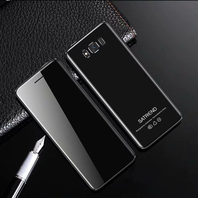 Wewoo - Mini téléphone S10 Card Mobile Phone Écran tactile 2,4 pouces MTK6261D Support Bluetooth FM GSM Double SIM Noir - Téléphone mobile