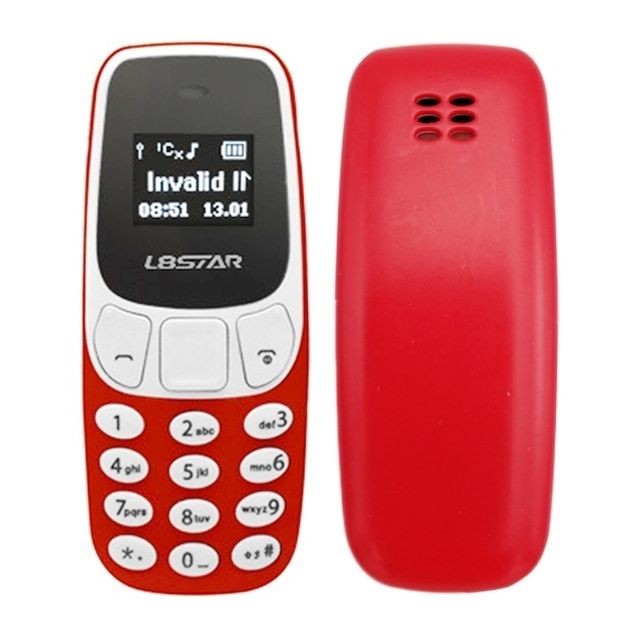 Wewoo - Others rouge GTStar BM10 Mini Téléphone portable, Mains Libres Bluetooth Dialer Headphone, MP3 Music, Double SIM, Réseau: 2G - Téléphone Portable