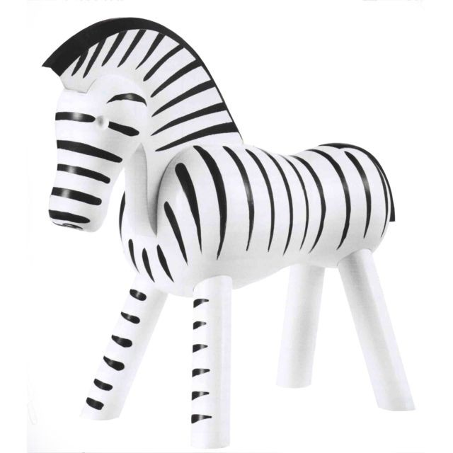 Kay Bojesen - Figurine en bois en forme de zèbre Kay Bojesen  - Deco zebre