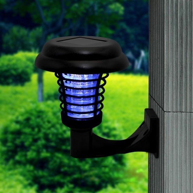 Wewoo - LED Avec panneau solaire Lampe anti-moustiques Zapper Killer UV insectes ravageurs extérieur jardin pelouse paysage lumière - Eclairage extérieur de jardin
