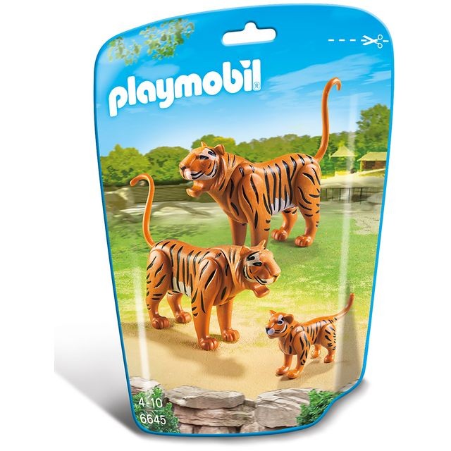 Playmobil Playmobil CITY LIFE - Couple de tigres avec bébé - 6645