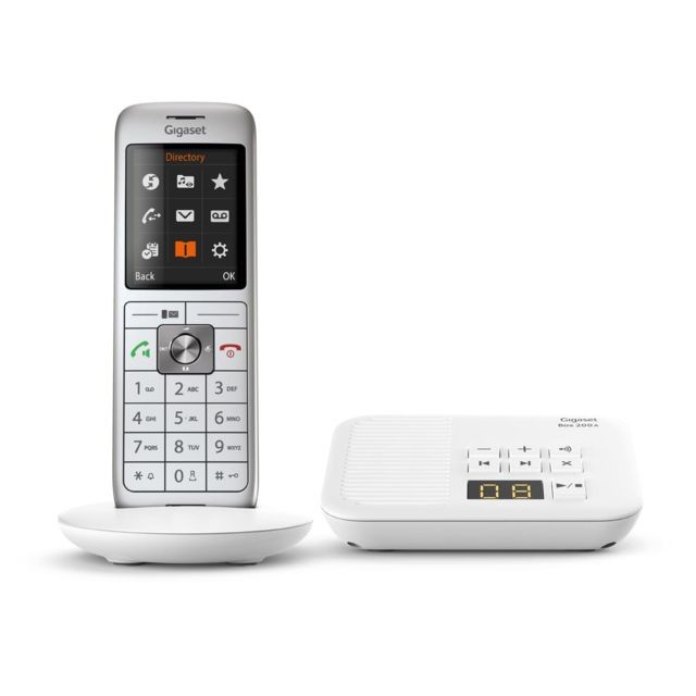 Gigaset - Téléphone sans fil CL660A Solo Blanc - Gigaset