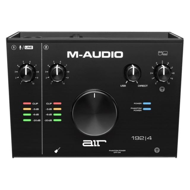 M-Audio - M-Audio AIR192X4 - Interface audio USB MIDI - 2 entrées / 2 sorties M-Audio   - M-Audio