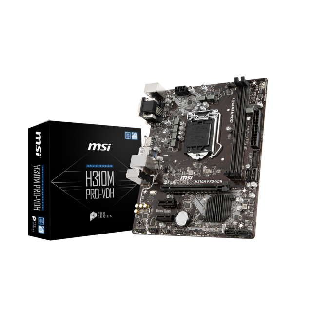 Msi - Intel H310 PRO-VDH - Micro-ATX - Bonnes affaires Carte Mère