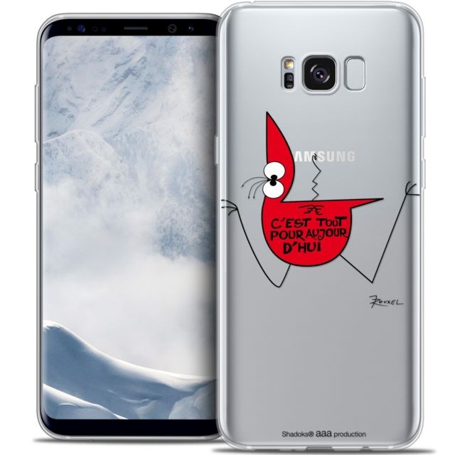 Caseink - Coque Housse Etui Samsung Galaxy S8 (G950) [Crystal Gel HD Collection Les Shadoks ? Design C'est Tout - Souple - Ultra Fin - Imprimé en France] Caseink  - Caseink