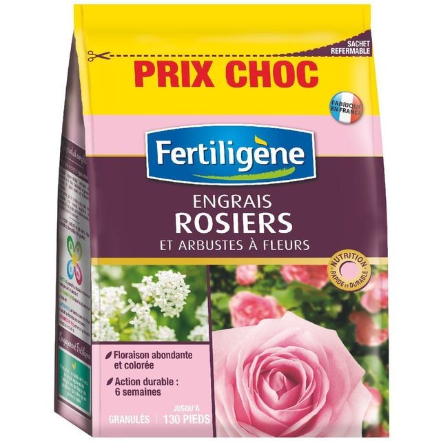 Engrais & entretien Arbres & arbustes Fertiligene Engrais rosiers et arbustes à fleurs Fertiligène Boîte 2kg